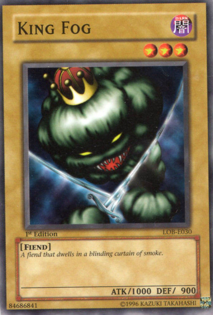 King Fog, Legend of Blue Eyes White Dragon · LOB-E030