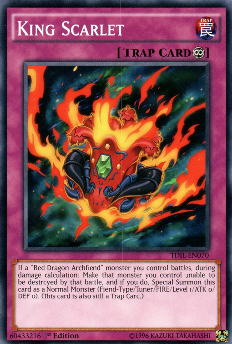 King Scarlet, The Dark Illusion Sneak Peek Participation Card · TDIL-EN070