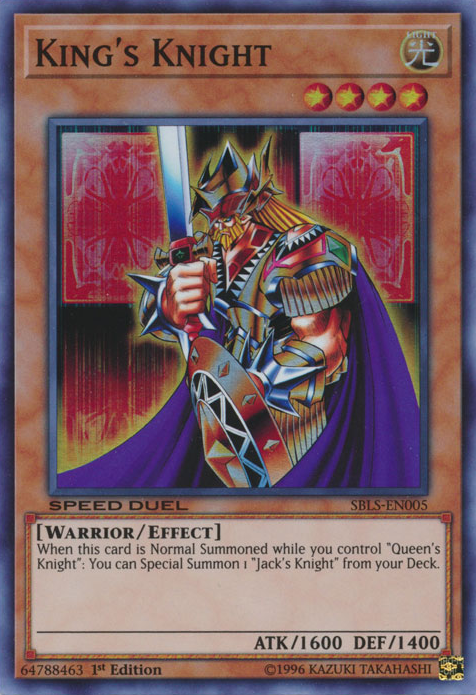King's Knight, Speed Duel: Arena of Lost Souls · SBLS-EN005