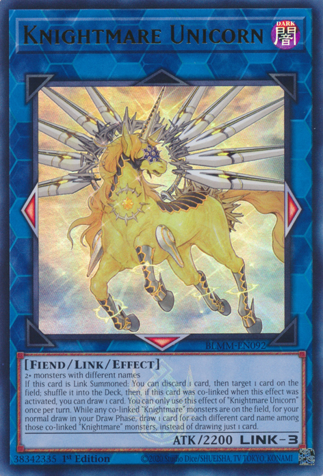 Knightmare Unicorn, Battles of Legend: Monster Mayhem · BLMM-EN092