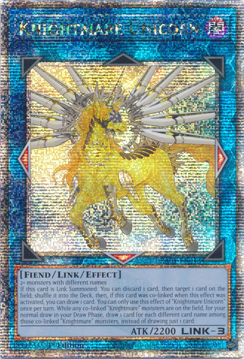Knightmare Unicorn, 25th Anniversary Rarity Collection · RA01-EN043