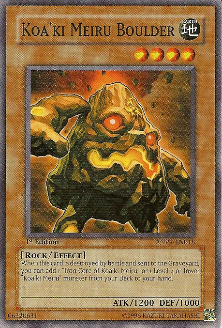 Koa'ki Meiru Boulder, Ancient Prophecy Sneak Peek Participation Card · ANPR-EN018