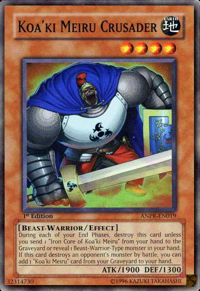Koa'ki Meiru Crusader, Ancient Prophecy Sneak Peek Participation Card · ANPR-EN019