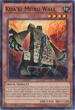 Koa'ki Meiru Wall, Battle Pack 3: Monster League · BP03-EN081