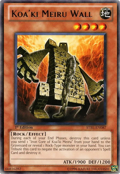 Koa'ki Meiru Wall, Starstrike Blast Sneak Peek Participation Card · STBL-EN087