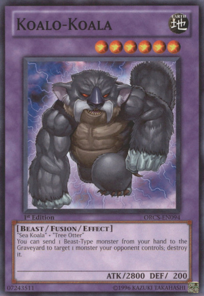 Koalo-Koala, Order of Chaos Sneak Peek Participation Card · ORCS-EN094