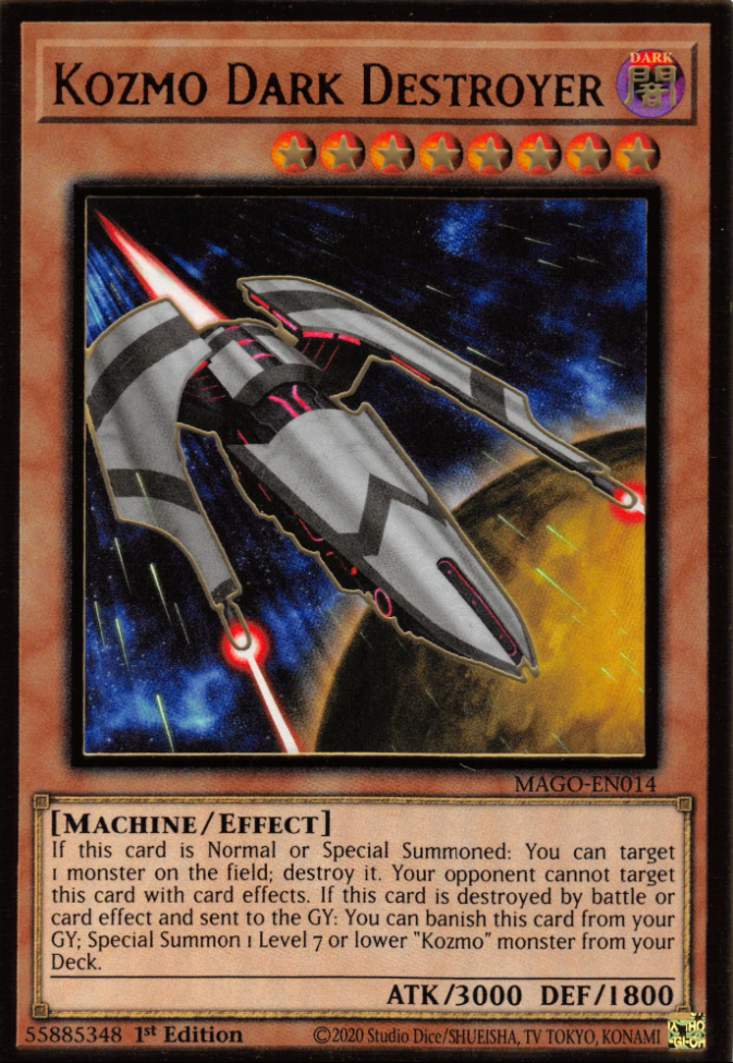 Kozmo Dark Destroyer, Maximum Gold · MAGO-EN014