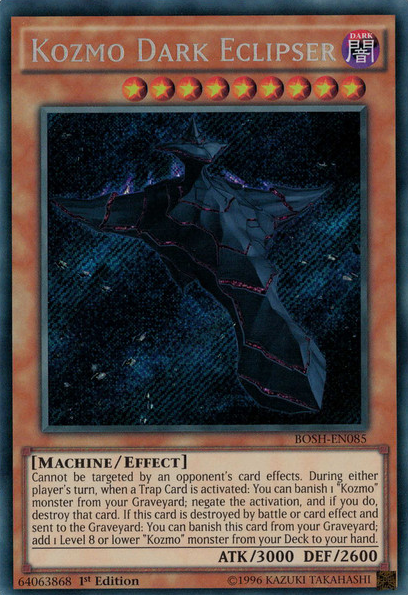 Kozmo Dark Eclipser, Breakers of Shadow Sneak Peek Participation Card · BOSH-EN085