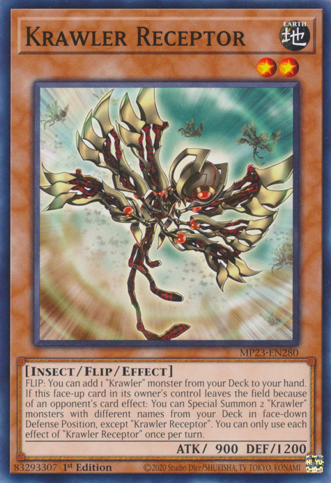 Krawler Receptor, 25th Anniversary Tin: Dueling Heroes Mega Pack · MP23-EN280