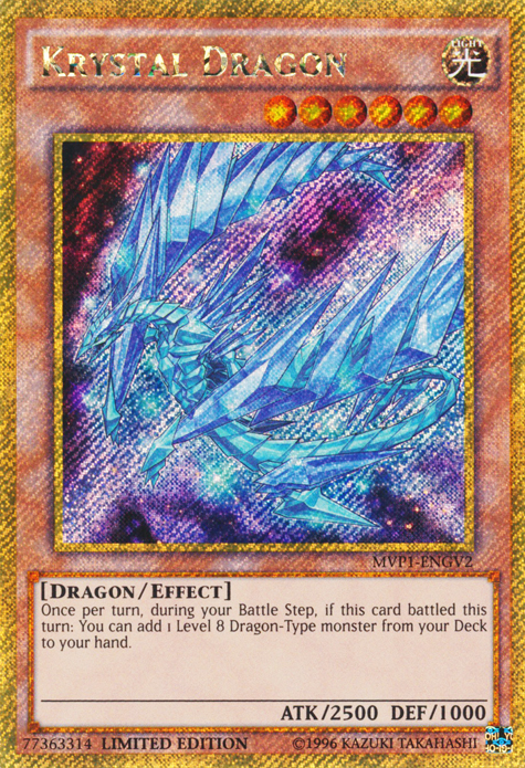 Krystal Dragon, Yu-Gi-Oh! The Dark Side of Dimensions Movie Pack · MVP1-ENGV2