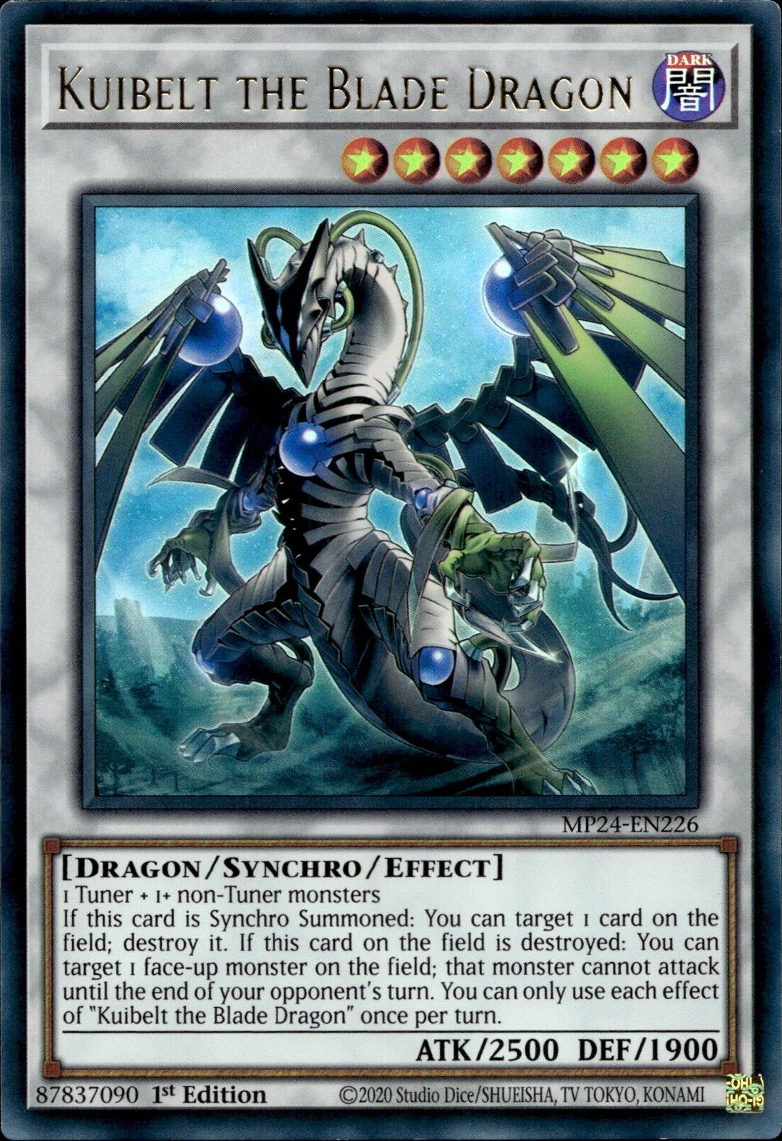 Kuibelt the Blade Dragon, 25th Anniversary Tin: Dueling Mirrors · MP24-EN226