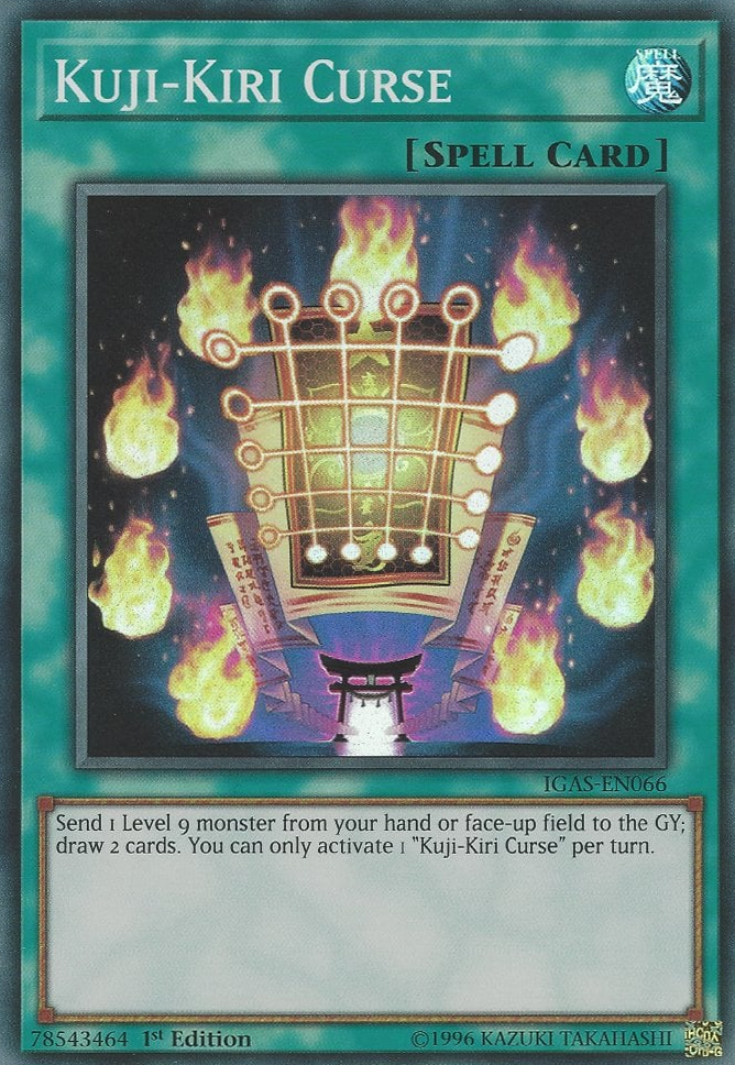 Kuji-Kiri Curse, Ignition Assault Sneak Peek Participation Card · IGAS-EN066