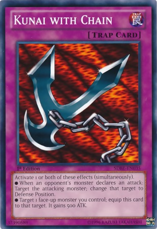Kunai with Chain, Saga of Blue-Eyes White Dragon Structure Deck · SDBE-EN035