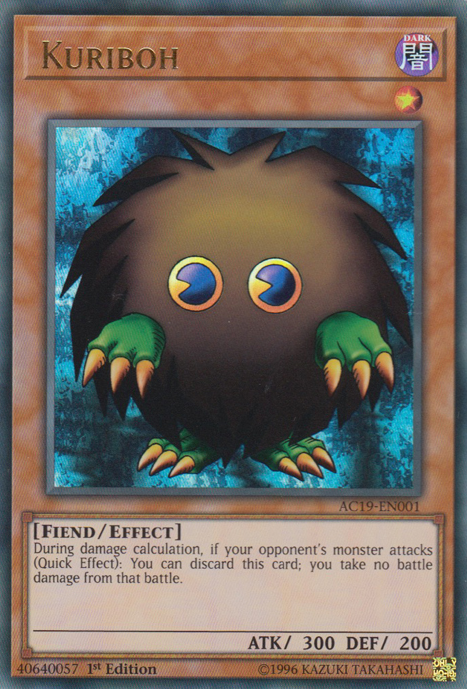 Kuriboh, Yu-Gi-Oh! Advent Calendar · AC19-EN001