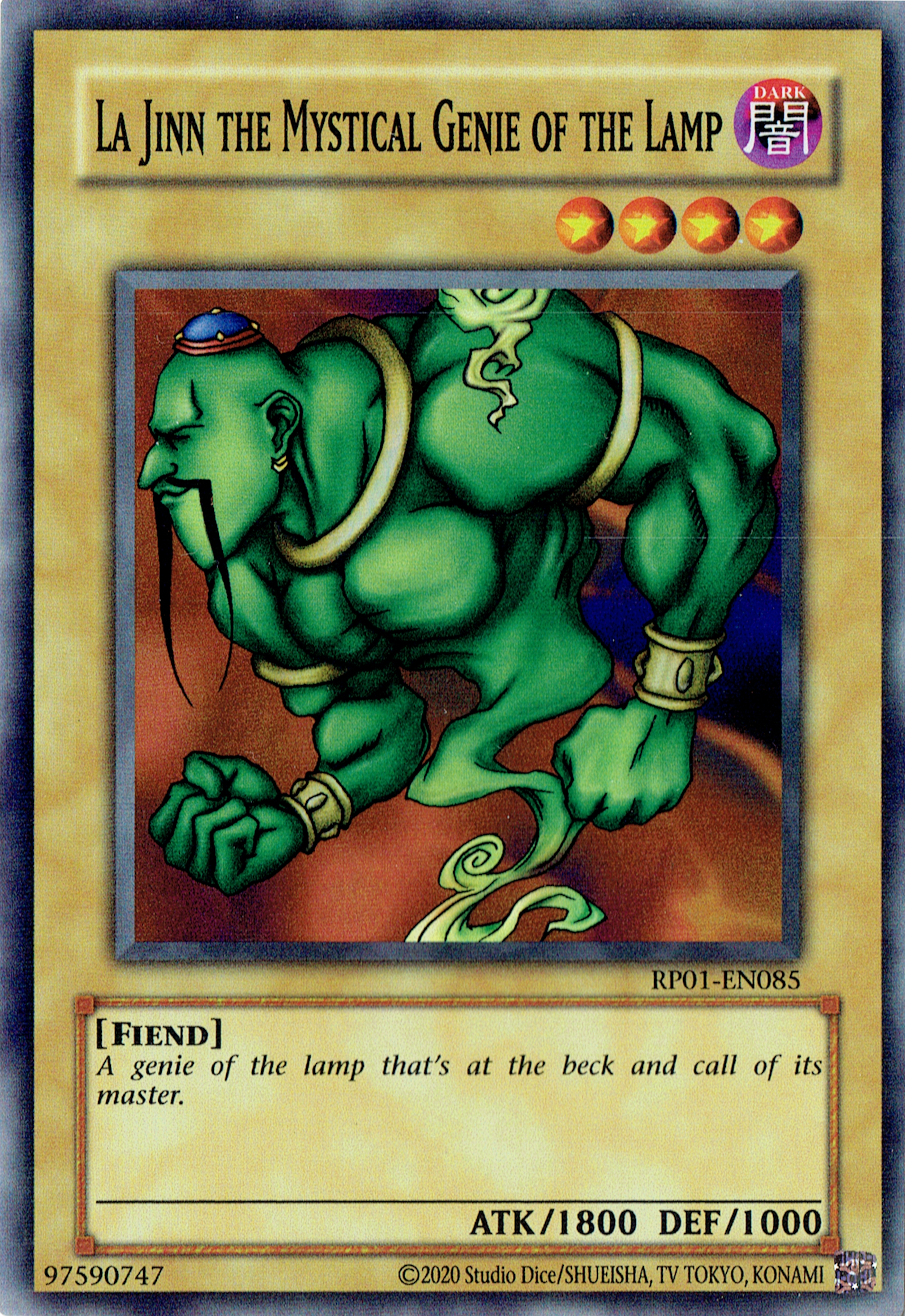 La Jinn the Mystical Genie of the Lamp, Retro Pack · RP01-EN085