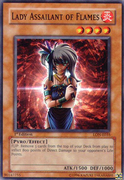 Lady Assailant of Flames, Labyrinth of Nightmare · LON-E035