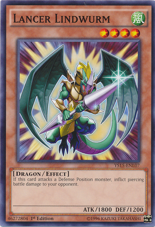 Lancer Lindwurm, 2-Player Starter Deck: Yuya & Declan · YS15-ENL07