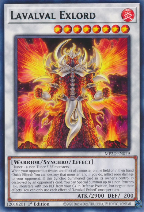 Lavalval Exlord, 2022 Tin of the Pharaoh's Gods · MP22-EN079