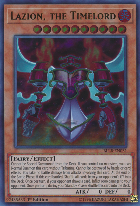 Lazion, the Timelord, Battles of Legend: Light's Revenge · BLLR-EN031