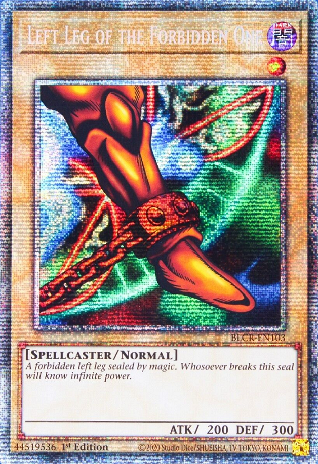Left Leg of the Forbidden One, Battles of Legend: Crystal Revenge · BLCR-EN103