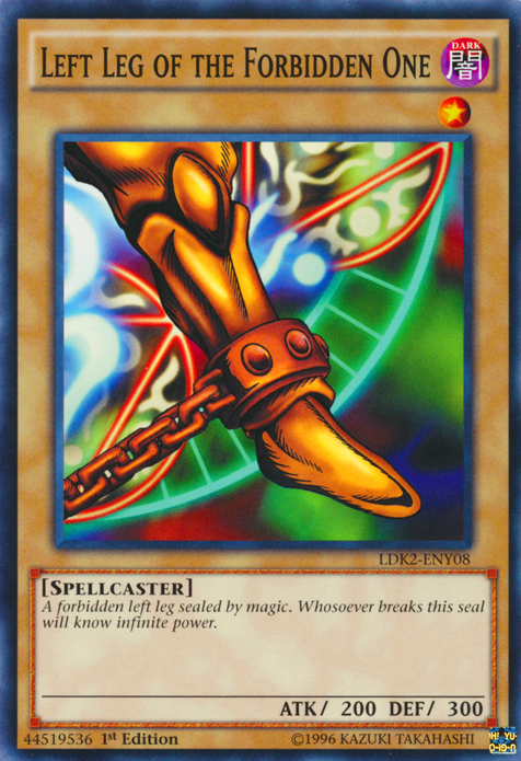 Left Leg of the Forbidden One, Legendary Decks II · LDK2-ENY08