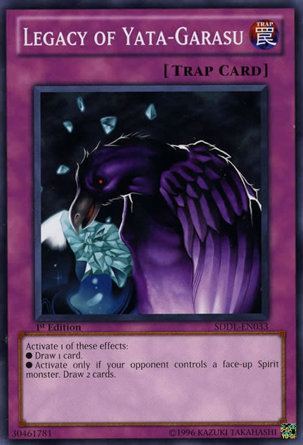 Legacy of Yata-Garasu, Dragunity Legion Structure Deck · SDDL-EN033