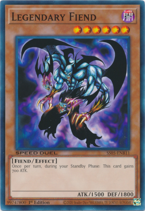 Legendary Fiend, Speed Duel Starter Decks: Twisted Nightmares · SS05-ENB11