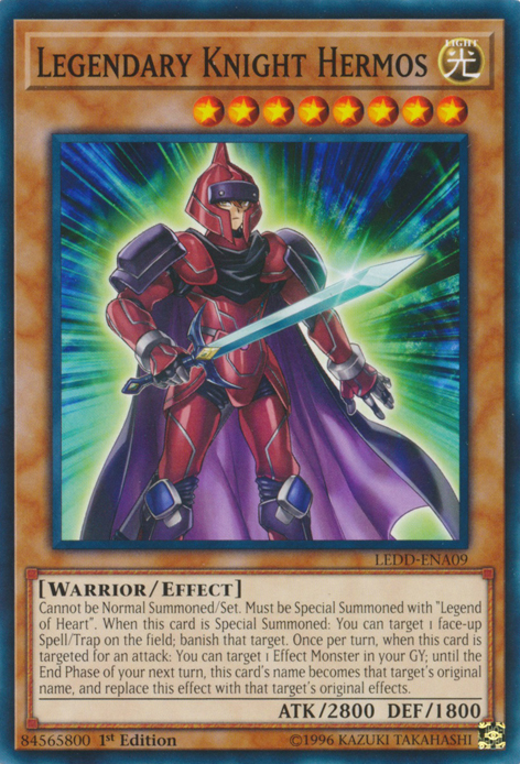 Legendary Knight Hermos, Legendary Dragon Decks · LEDD-ENA09