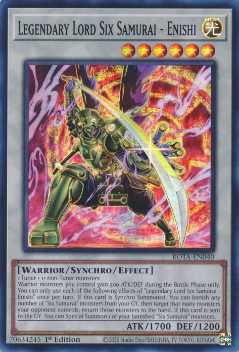 Legendary Lord Six Samurai - Enishi, Rage of the Abyss · ROTA-EN040