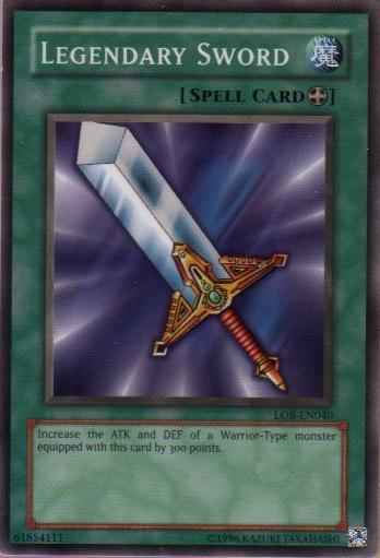 Legendary Sword, Legend of Blue Eyes White Dragon · LOB-040