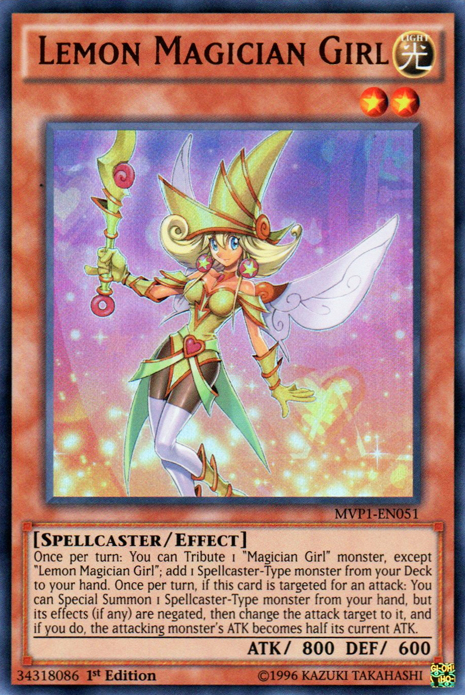 Lemon Magician Girl, Yu-Gi-Oh! The Dark Side of Dimensions Movie Pack · MVP1-EN051