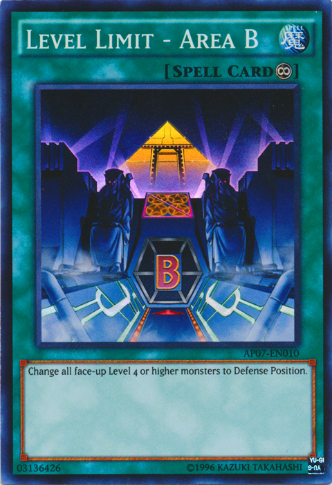 Level Limit - Area B, Astral Pack Seven · AP07-EN010