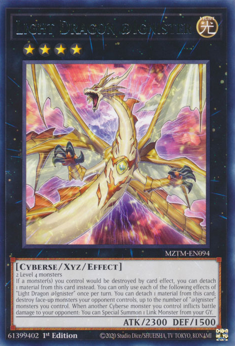Light Dragon @Ignister, Maze of the Master · MZTM-EN094