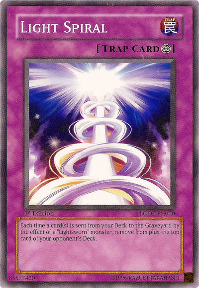 Light Spiral, Light of Destruction Sneak Peek Participation Card · LODT-EN070