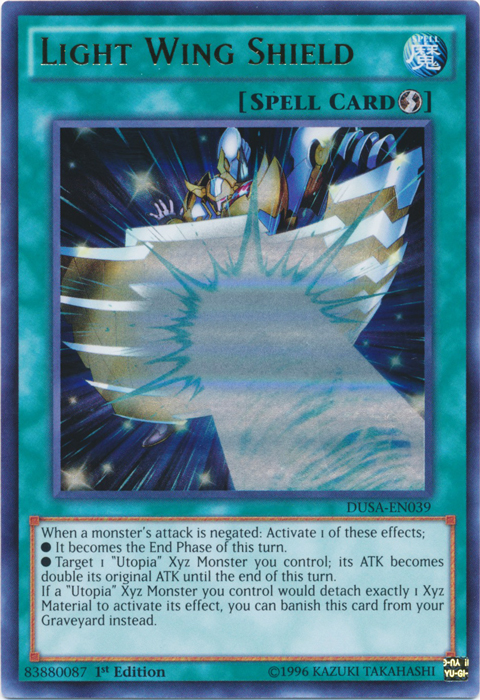 Light Wing Shield, Duelist Saga · DUSA-EN039