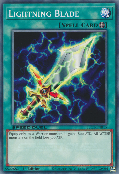 Lightning Blade, Speed Duel: Streets of Battle City · SBC1-ENB15