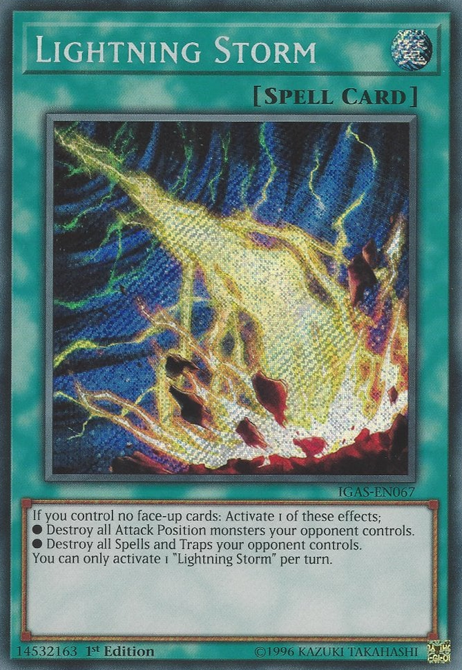 Lightning Storm, Ignition Assault Sneak Peek Participation Card · IGAS-EN067
