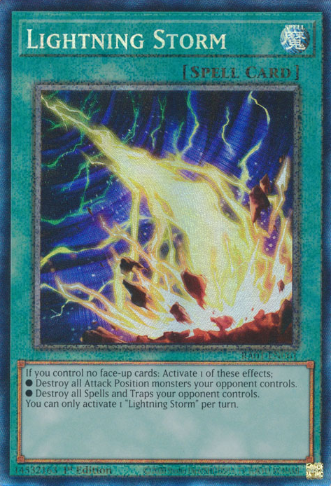 Lightning Storm, 25th Anniversary Rarity Collection · RA01-EN061