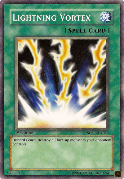 Lightning Vortex, The Dark Emperor Structure Deck · SDDE-EN026