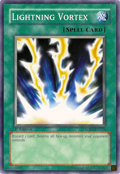 Lightning Vortex, Rise of the Dragon Lords Structure Deck · SDRL-EN029