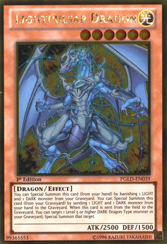 Lightpulsar Dragon, Premium Gold · PGLD-EN039