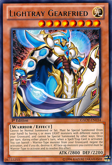 Lightray Gearfried, Galactic Overlord Sneak Peek Participation Card · GAOV-EN034