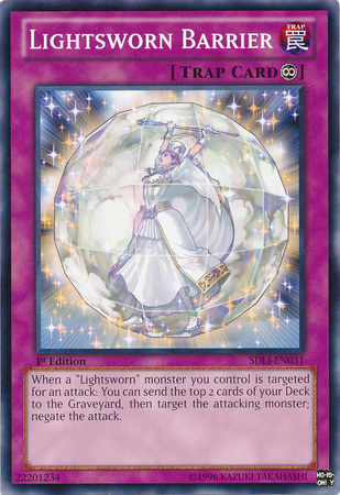 Lightsworn Barrier, Realm of Light Structure Deck · SDLI-EN031