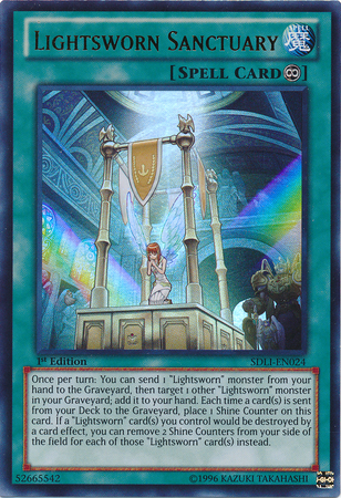 Lightsworn Sanctuary, Realm of Light Structure Deck · SDLI-EN024