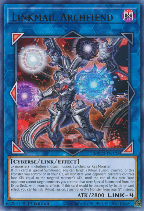 Linkmail Archfiend, 2020 Tin of Lost Memories · MP20-EN125
