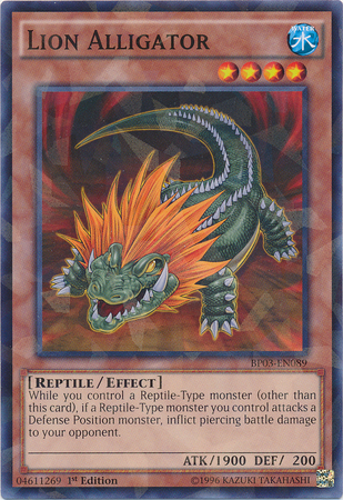 Lion Alligator, Battle Pack 3: Monster League · BP03-EN089