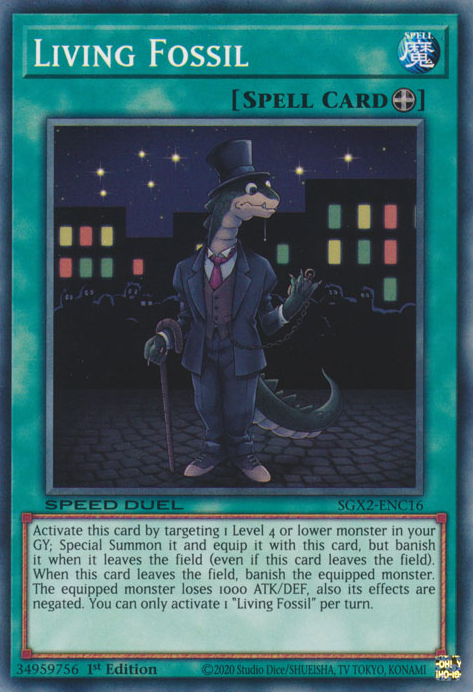Living Fossil, Speed Duel GX: Midterm Paradox · SGX2-ENC16