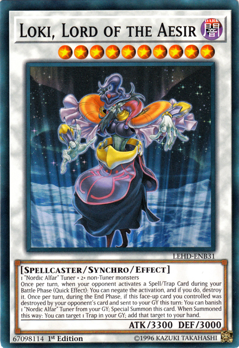 Loki, Lord of the Aesir, Legendary Hero Decks · LEHD-ENB31