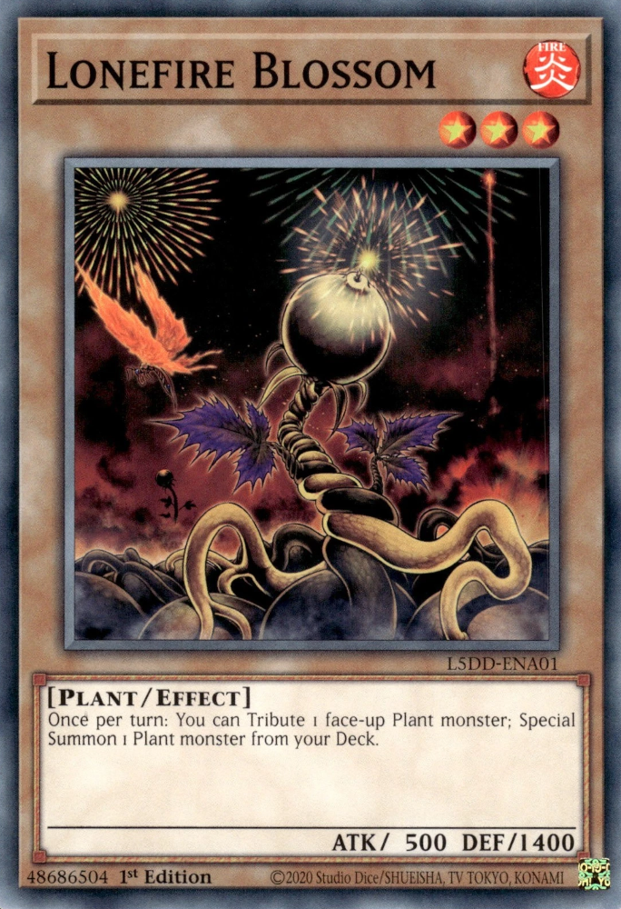 Lonefire Blossom, Legendary 5D's Decks · L5DD-ENA01