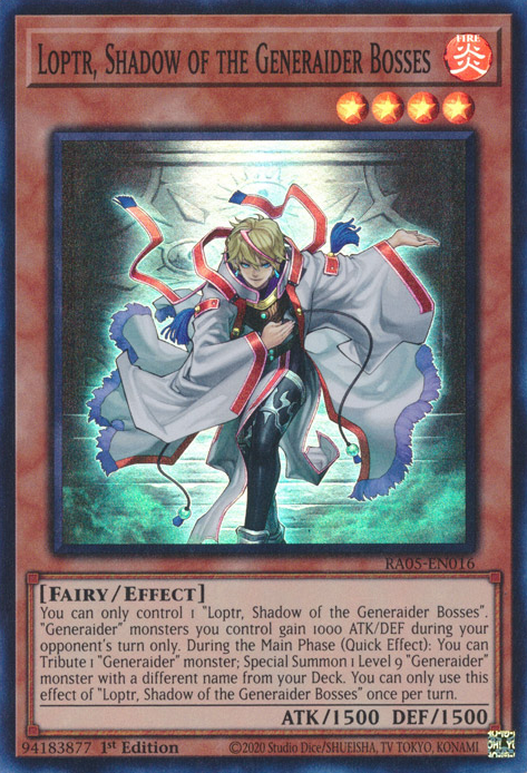 Loptr, Shadow of the Generaider Bosses, Rarity Collection 5 · RA05-EN016